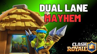 Quadruple Spawner Is So High Pressure It Actually Works  Clash Royale [upl. by Ennaerb]