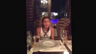 Pia Mia dinner with the kardashians [upl. by Adiari]