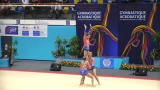 Championnat du monde de Gymnastique acrobatique 2014 Paris [upl. by Ynoyrb]