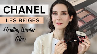 My CHANEL LES BEIGES Healthy Winter Glow Makeup Look  Coco Mademoiselle layering amp review [upl. by Kila]