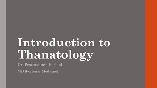 Introduction to Thanatology [upl. by Ynaffet605]