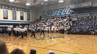 LD Bell Raiderettes Class Colors Pep Rally 10052018 [upl. by Alemak]