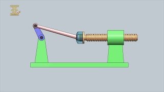 FourLink LeverScrew Mechanism [upl. by Spring623]