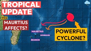 Strong amp Powerful Cyclone May Form Near Mauritius Tropical Weather Update  Bheki [upl. by Cyrille]