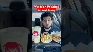 Wendy’s NEW Salted Caramel Frosty wendys foodreview [upl. by Gianni]