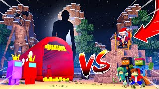 IL FAUT SAUVER NOËL SUR MINECRAFT  🎅 FAMILLE DIABOLOFEAT35 VS MONSTRES  Train Eater Among Us etc [upl. by Nereus]