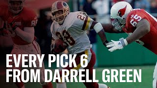 EVERY Darrell Green PickSix From His 20 Seasons in the NFL  Washington Commanders [upl. by Berlin]