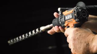 AEG 18V Brushless Compact Hammer Drill [upl. by Ttekcirc]