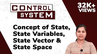 Concept of State State Variable State Vector and State Space  State Space Analysis [upl. by Mumford]