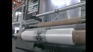 Mini type logo printer film blown machine [upl. by Nuncia]