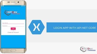 Xamarin Android Tutorial  Authentication with ASP NET Core MVC API [upl. by Rheinlander]