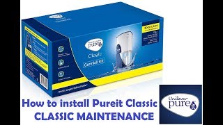 How to install Pureit Classic  Pureit Tutorials ।। CLASSIC MAINTENANCE ।। Cleaning amp maintenance [upl. by Hortense]