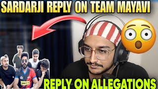 SARDARJI Reply on TEAM MAYAVI 🤯 reply on ALLEGATIONS 😮 [upl. by Fairman]