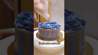 Golden drop CAKE shorts shortvideo shortsforyou cake cupcake subscribe famousshorts viralvid [upl. by Eekcaj]