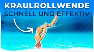 So geht die perfekte Kraullrollwende schnellste Wende [upl. by Holladay]