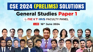 UPSC Prelims 2024 GS Paper 1 LIVE Discussion  NEXT IAS [upl. by Viscardi]