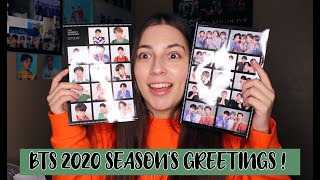 UNBOXING BTS 방탄소년단 2020 SEASON’S GREETINGS REACTION [upl. by Aracal]