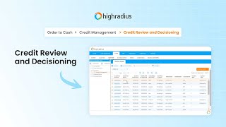 Revolutionize Credit Risk Management with HighRadius Credit Review amp Decisioning [upl. by Onabru]