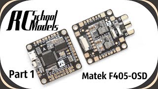 Matek F405OSD Обзор и подключение [upl. by Murial]