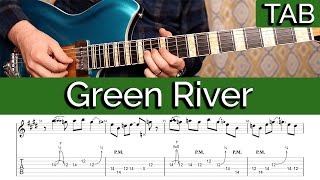 Green River  CCR Guitar Tab Creedence Clearwater Revival [upl. by Colas]