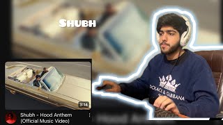 Pakistani Reaction on Shubh  Hood Anthem Official Music Video [upl. by Lynnelle]