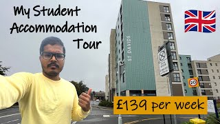 St Davids Student Accomodation Tour United Kingdom  Student Roost  Swansea  My Room Rent [upl. by Su]