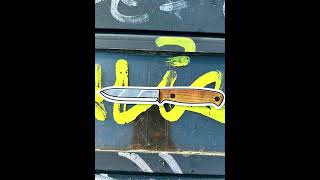 Knife sticker from BPS Knives 🔪 bpsknives bushcraftknife [upl. by Enoval]