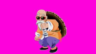 Master Roshi kick animated front chroma [upl. by Atirahs]