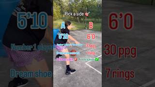 Which side is better 👀 basketball reeps explore viral hooper nba fyp athlete trending [upl. by Jobey]