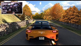 Mazda RX7 VeilSide Fortune  Assetto Corsa  Logitech g923 gameplay [upl. by Bill]