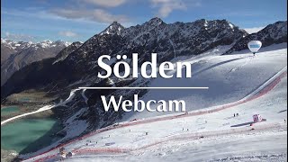 Webcam Sölden – Viel los zum WeltcupAuftakt [upl. by Novihc]