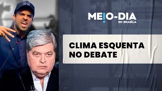 Eleições 2024 Datena parte pra cima de Marçal durante debate em São Paulo [upl. by Comras]