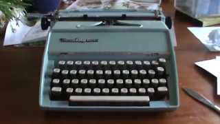 1964 Remington Fleetwing Typewriter [upl. by Susan]