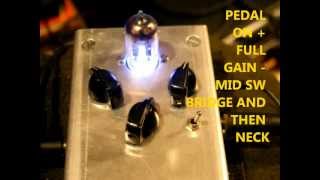 ValveCaster Tube Boost Guitar Pedal Demo 3wmv [upl. by Naiditch]