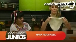 MASA PARA PIZZA ¿Cómo preparar masa para pizza [upl. by Kcirevam17]