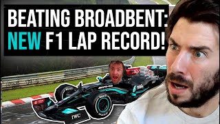 NEW Lap Record Mercedes F1 Nurburgringofficial Nordschleife  iRacing [upl. by Ettenrahs781]