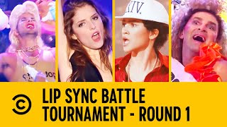 Zendaya VS Anna Kendrick VS Skylar Astin VS Louie Spence  Lip Sync Battle Tournament [upl. by Sucramraj]