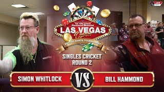 Simon Whitlock vs Bill Hammond  Singles Cricket Round 2  Las Vegas Open [upl. by Negah223]