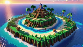 IM SURVIVAL IN MINECRAFT ON ISLAND 100 DAYS DAY 1 [upl. by Blessington283]