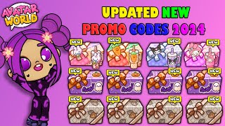 UPDATED NEW PROMO CODES 2024 🌸 FREE NEW PROMO CODE IN AVATAR WORLD 🌸 [upl. by Jarus]