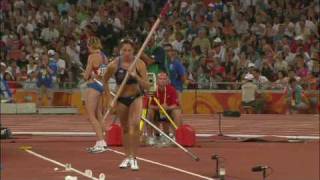 Yelena Isenbaeva Wins Pole Vault Gold  Beijing 2008 Olympics [upl. by Albie587]