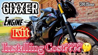 Suzuki Gixxer engine Kit modification cost  gixxer monotone modified  bikelover bikereview [upl. by Jocelyn]