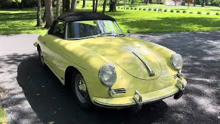 1961 Porsche 356B 1600 Super Roadster Walk Around Video [upl. by Sadoff]