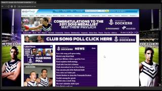 New Fremantle Dockers Theme Song Eskimo Joe FREO [upl. by Higbee]