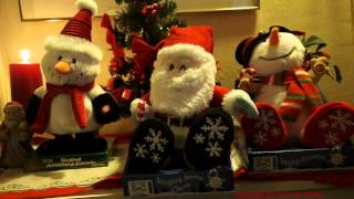 Christmas fun Santa amp friends  Video amp Songs  Julemoro  Julenissen  Snowman falling down [upl. by Darleen]