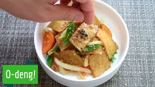 How to make Stir fried Fish Cake Banchan ft Odeng [upl. by Mroz]