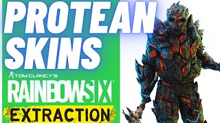 How to unlock Protean Skins Weapon Skins and Chibis  Rainbow Six Extraction Rare Skins [upl. by Onitsoga]