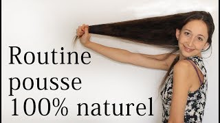 Ma routine spécial REPOUSSE cheveux 100 naturelle et bio [upl. by Yzzo344]