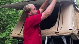 Smittybilt roof top tent honest review [upl. by Nessnaj]