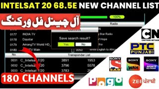 INTELSAT 20 685E NEW CHANNEL LIST  INTELSAT 20 685E NEW UPDATES  INTELSAT 20 685E STRONG TP [upl. by Ellenwad454]